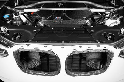 Eventuri Carbon Fibre Air Intake for BMW X3M & X4M (F97/F98, F9X S58) - Cold Air Induction Kit with Carbon Airbox Lid, Ram-Air Scoops & High-Flow Filters | Performance Turbo Intake Upgrade CAI