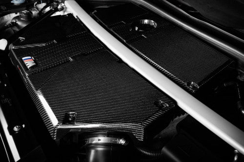 Eventuri Carbon Fibre Air Intake for BMW X3M & X4M (F97/F98, F9X S58) - Cold Air Induction Kit with Carbon Airbox Lid, Ram-Air Scoops & High-Flow Filters | Performance Turbo Intake Upgrade CAI