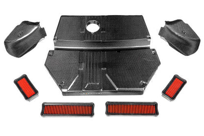 Eventuri Carbon Fibre Air Intake for BMW X3M & X4M (F97/F98, F9X S58) - Cold Air Induction Kit with Carbon Airbox Lid, Ram-Air Scoops & High-Flow Filters | Performance Turbo Intake Upgrade CAI