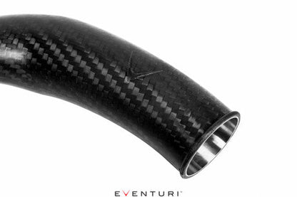 Eventuri Carbon Fibre Charge Pipes for BMW S55 F8X – M3 F80, M4 F82/F83, M2 Competition/CS F87 | Boost/Intercooler/Turbo Outlet Hot-Side Pipe Upgrade | Direct Replacement