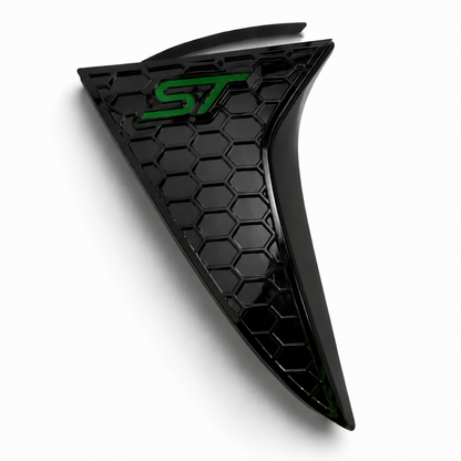 Ford Focus MK4 & MK4.5 (All Models) Rear Window Side Cover (Hex Design) - Hatchback Only