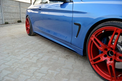 Maxton Design - RACING SIDE SKIRTS SPLITTERS BMW 4 F32 M-SPORT (2013-2016)
