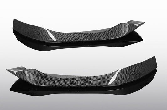 AC Schnitzer Carbon Fibre Front Lower Corner Blades for BMW 8 Series G14 G15 G16 M Sport (Coupe, Convertible, Gran Coupe) - M850i/M850i xDrive CFRP Front Lip Splitter Chin Spoiler Bumper Extensions Valance Trims Genuine ACS 5111315510