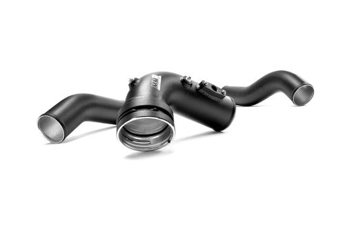 MMR Performance BMW N20 Turbo Charge Pipe Kit 2012-2016 Automatic - High-Flow Aluminium Chargepipes, Direct-Fit OE Replacement, Black, Meth/Water Injection Port