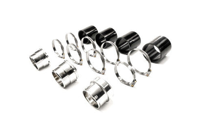 MMR Performance BMW N20 Turbo Charge Pipe Kit 2012-2016 Automatic - High-Flow Aluminium Chargepipes, Direct-Fit OE Replacement, Black, Meth/Water Injection Port