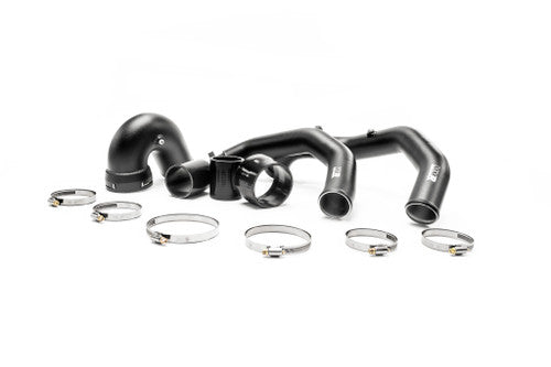 MMR Aluminium Charge & Boost Pipe Kit for BMW S55 F8X - M2 Competition F87/M2C, M3 F80, M4 F82 F83 - Intercooler/Turbo Hard Pipes with 1/8 Meth Bung - Direct Fit Upgrade