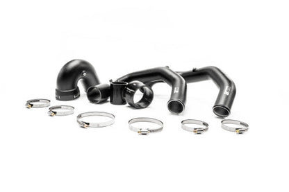 MMR Aluminium Charge & Boost Pipe Kit for BMW S55 F8X - M2 Competition F87/M2C, M3 F80, M4 F82 F83 - Intercooler/Turbo Hard Pipes with 1/8 Meth Bung - Direct Fit Upgrade