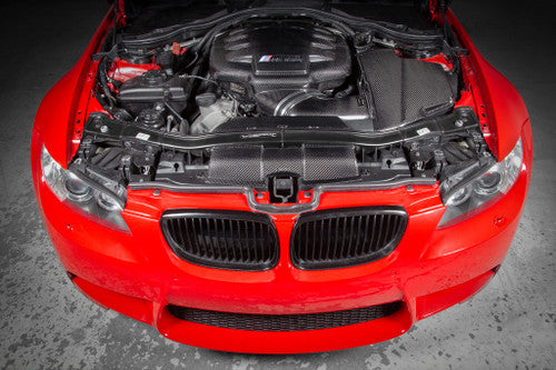 Eventuri Satin/Matte Carbon Fibre (Carbon Fiber) Intake Ducts (Air Feed Snorkel Pair) for BMW M3 E90 E92 E93 S65 V8 E9X - OEM Style Direct Replacement Airbox Ducting Kit, Plug-and-Play Engine Bay Upgrade