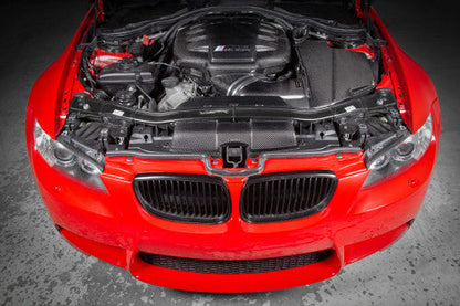 Eventuri Satin/Matte Carbon Fibre (Carbon Fiber) Intake Ducts (Air Feed Snorkel Pair) for BMW M3 E90 E92 E93 S65 V8 E9X - OEM Style Direct Replacement Airbox Ducting Kit, Plug-and-Play Engine Bay Upgrade