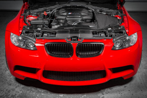 Eventuri Satin/Matte Carbon Fibre (Carbon Fiber) Intake Ducts (Air Feed Snorkel Pair) for BMW M3 E90 E92 E93 S65 V8 E9X - OEM Style Direct Replacement Airbox Ducting Kit, Plug-and-Play Engine Bay Upgrade