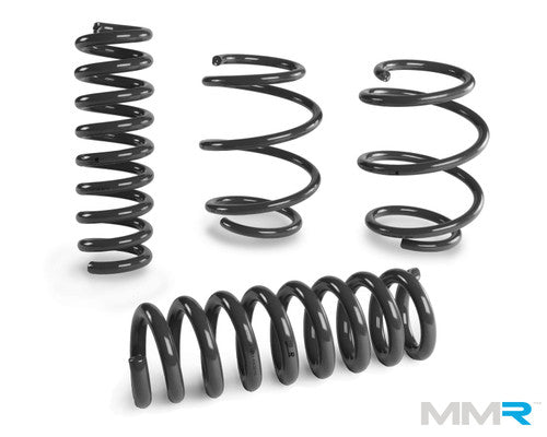 MMR Performance Lowering Springs Kit for BMW F2x 1 Series F20 F21 M135i M140i & 2 Series F22 F23 M235i M240i - Sport Drop Springs/Coil Spring Set - Fast Road Suspension Upgrade (-25mm Front/-30mm Rear) | Stance & Handling