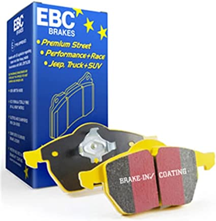 EBC Yellowstuff Performance Front Brake Pads for BMW ATE Front Calipers - F20 F21 F22 F23 F30 F31 F32 F33 F34 F36, X3 F25, X4 F26 - DP42105R (228i 230i 320i 328i 330i 420i 428i 430i, X3 28i xDrive)