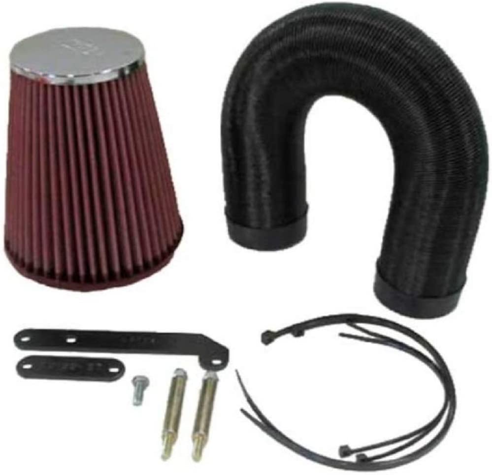 K&N 57-0136 57i Induction Kit Cold Air Intake for BMW 3 Series E36 320i 2.0L Petrol 150hp (1990-1999) - High-Flow Cone Filter Performance Air Filter Upgrade OEM Airbox Replacement