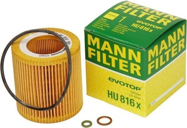 Genuine BMW 11427953129 Oil Filter Kit - OEM N20/N54/N55 Replacement (Fits 135i, M135i, 335i, 435i, 535i, 640i, 730i, Z4 35i, X5 35i, X6 35ix)