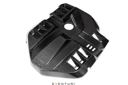 Eventuri Carbon Fibre Engine Cover for BMW G8X M3/M4 (G80 G82 G83) S58 - Vented Pre-Preg, Direct OEM Replacement
