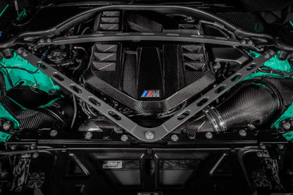 Eventuri Carbon Fibre Engine Cover for BMW G8X M3/M4 (G80 G82 G83) S58 - Vented Pre-Preg, Direct OEM Replacement