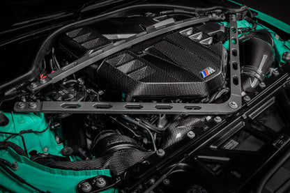 Eventuri Carbon Fibre Engine Cover for BMW G8X M3/M4 (G80 G82 G83) S58 - Vented Pre-Preg, Direct OEM Replacement