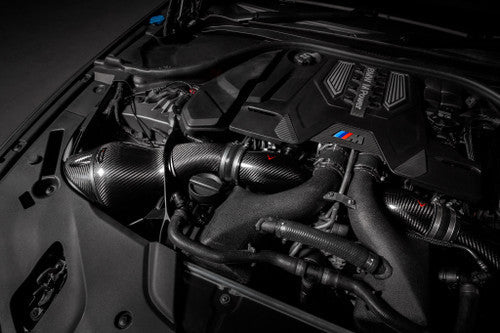 Eventuri Carbon Fibre Turbo Inlets for BMW F90 M5 & F92 M8 (S63)  High-Flow Intake Upgrade, Faster Spool, OEM+ Fit, Works with Stock Airboxes & Eventuri Intake
