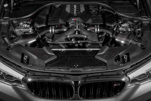 Eventuri Carbon Fibre Turbo Inlets for BMW F90 M5 & F92 M8 (S63)  High-Flow Intake Upgrade, Faster Spool, OEM+ Fit, Works with Stock Airboxes & Eventuri Intake