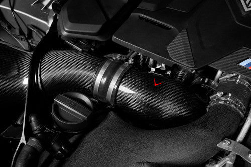 Eventuri Carbon Fibre Turbo Inlets for BMW F90 M5 & F92 M8 (S63)  High-Flow Intake Upgrade, Faster Spool, OEM+ Fit, Works with Stock Airboxes & Eventuri Intake