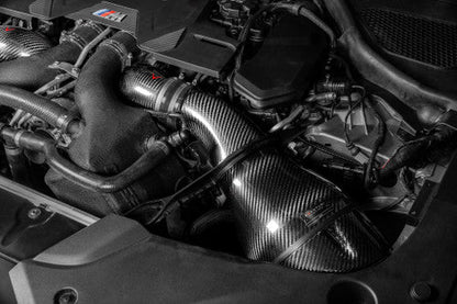 Eventuri Carbon Fibre Turbo Inlets for BMW F90 M5 & F92 M8 (S63)  High-Flow Intake Upgrade, Faster Spool, OEM+ Fit, Works with Stock Airboxes & Eventuri Intake