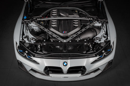 Eventuri Frozen Carbon Fibre Engine Cover/Shroud Top Panel – Limited Edition 1–30 – BMW G8X M3/M4 (G80 G82 G83) S58 Engine Bay Trim, Vented Under‑Bonnet Cover, Direct‑Fit Factory Mounts