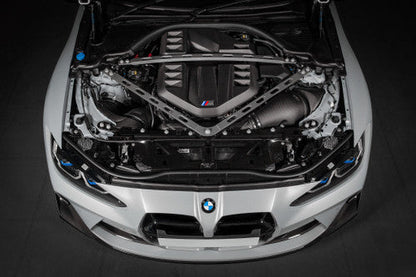 Eventuri Frozen Carbon Fibre Engine Cover/Shroud Top Panel – Limited Edition 1–30 – BMW G8X M3/M4 (G80 G82 G83) S58 Engine Bay Trim, Vented Under‑Bonnet Cover, Direct‑Fit Factory Mounts