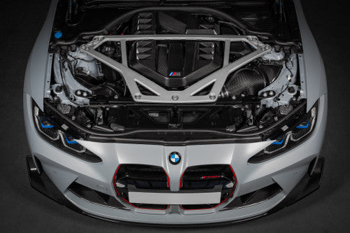 Eventuri Carbon Fibre/Fiber Intake - Cold Air Induction Kit (Matte/Satin) - BMW M3/M4 G80 G82 G83 G8X S58 - Carbon Airbox & Turbo Inlet Pipe Upgrade - CSL Strut Brace Compatible