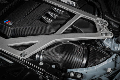 Eventuri Carbon Fibre/Fiber Intake - Cold Air Induction Kit (Matte/Satin) - BMW M3/M4 G80 G82 G83 G8X S58 - Carbon Airbox & Turbo Inlet Pipe Upgrade - CSL Strut Brace Compatible