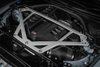 Eventuri Carbon Fibre/Fiber Intake - Cold Air Induction Kit (Matte/Satin) - BMW M3/M4 G80 G82 G83 G8X S58 - Carbon Airbox & Turbo Inlet Pipe Upgrade - CSL Strut Brace Compatible
