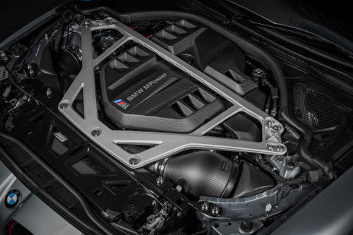 Eventuri Carbon Fibre/Fiber Intake - Cold Air Induction Kit (Matte/Satin) - BMW M3/M4 G80 G82 G83 G8X S58 - Carbon Airbox & Turbo Inlet Pipe Upgrade - CSL Strut Brace Compatible