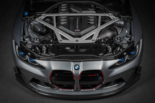 Eventuri Carbon Fibre/Fiber Intake - Cold Air Induction Kit (Matte/Satin) - BMW M3/M4 G80 G82 G83 G8X S58 - Carbon Airbox & Turbo Inlet Pipe Upgrade - CSL Strut Brace Compatible