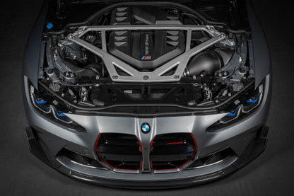 Eventuri Carbon Fibre/Fiber Intake - Cold Air Induction Kit (Matte/Satin) - BMW M3/M4 G80 G82 G83 G8X S58 - Carbon Airbox & Turbo Inlet Pipe Upgrade - CSL Strut Brace Compatible