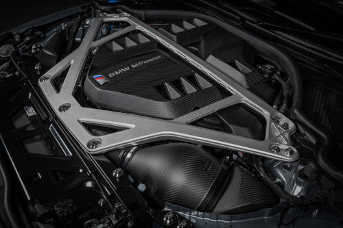 Eventuri Carbon Fibre/Fiber Intake - Cold Air Induction Kit (Matte/Satin) - BMW M3/M4 G80 G82 G83 G8X S58 - Carbon Airbox & Turbo Inlet Pipe Upgrade - CSL Strut Brace Compatible
