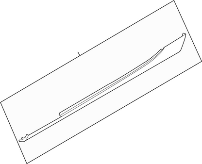 Genuine BMW G87 M2 Coupe Left/LH Sill Trim (Nearside) – Primed Paint-Ready Door Sill Cover, Rocker Panel Moulding, Threshold/Scuff Cover – OEM Side Skirt Protector – Part 51777887597 – 2023+