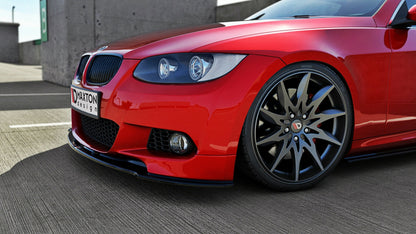 Maxton Design - FRONT SPLITTER BMW 3 E92 M-SPORT (PREFACE MODEL FITS M PERFORMANCE SPLITTERS) 2006-2009