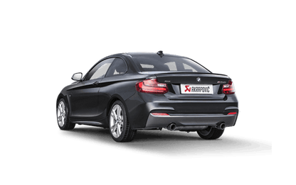 Akrapovic Evolution Line Stainless Steel Performance Exhaust + Link Pipe Set for BMW M240i (F22/F23) 2016-2017 - Valved Cat-Back, EC Approved, Carbon Fibre Tips