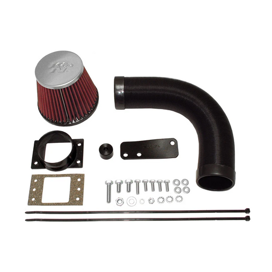 K&N 57-0070 Cold Air Intake / Induction Kit for BMW E30 3 Series M20 (320i 323i 325i, M20B20 M20B23 M20B25) 1982-1993 - Performance Cone Filter, Washable Reusable High-Flow Air Filter System