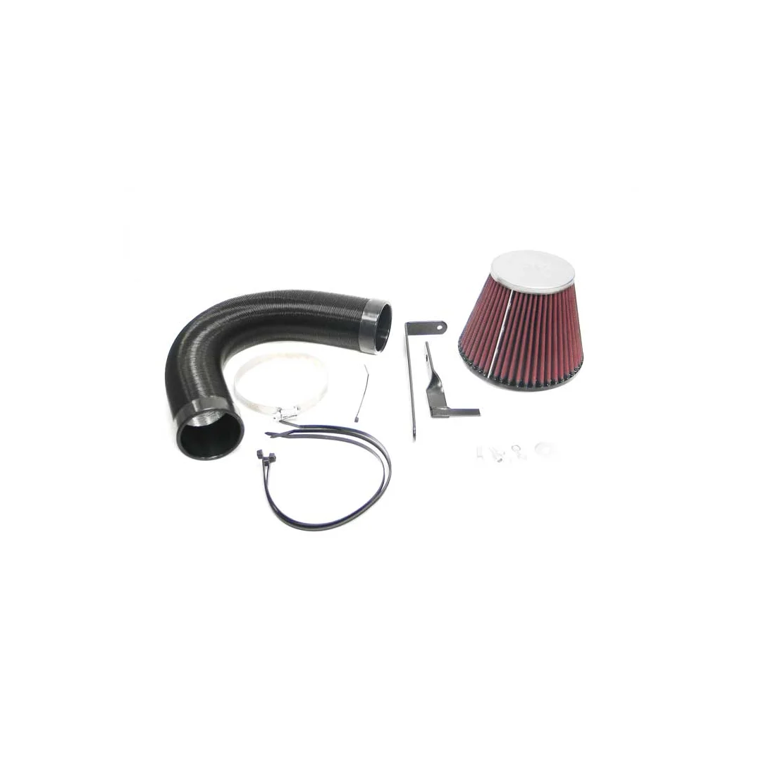 K&N 57-0194-1 (57 0194 1, 5701941) Cold Air Intake/Induction Kit for BMW 5 Series E34 525i 2.5 24V M50 - High-Flow Washable Cone Filter Performance Upgrade