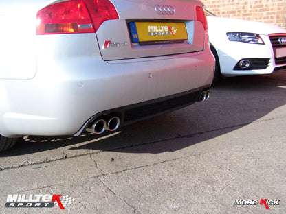 Milltek Sport - Cat Back Exhaust (Multiple Options) Audi RS4 B7 (Saloon, Avant & Cabriolet)
