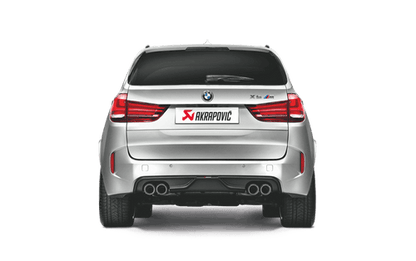 Akrapovic Rear Carbon Fibre Diffuser - Genuine ABE Approved - BMW X5 M (F85) 2015-2017, BMW X6 M (F86) 2015-2017 - Tow Bar Compatible