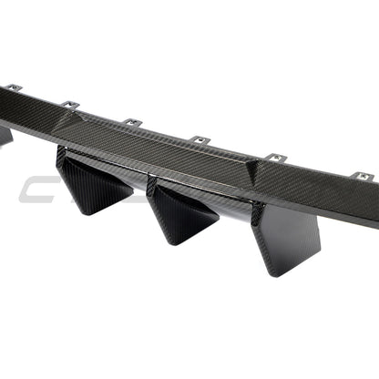 BMW M2 G87 2023-2025 Carbon Fibre Rear Diffuser V2 - CT Design | Gloss Pre-Preg Rear Valance/Bumper Insert, Rear Splitter Lip, Performance Aero Upgrade