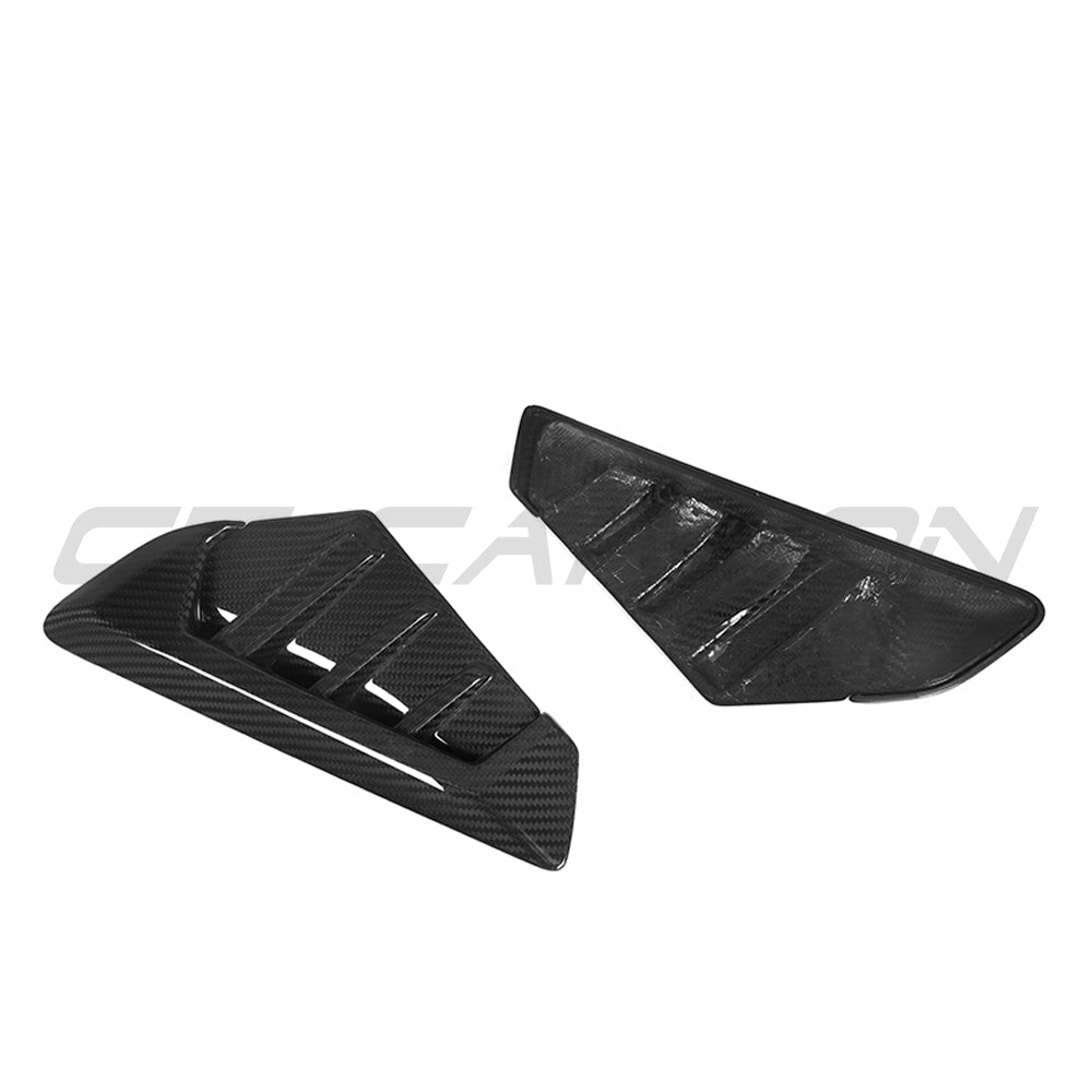 BMW X5 G05 LCI 2023-2025 Carbon Fibre Side Vent Surrounds - Wing/Fender Gill Grille Air Breather Garnish Trim Covers | Gloss 2x2 Twill Dry Carbon | M Performance Style | CT Carbon