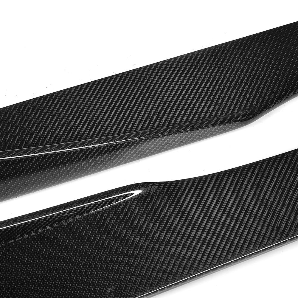 BMW M2 / M2 Competition (M2C) F87 Carbon Fibre/Fiber Side Skirts MT Style – Side Splitters, Sill/Rocker Panel Extensions, Side Blades Aero Skirts (2016-2021)