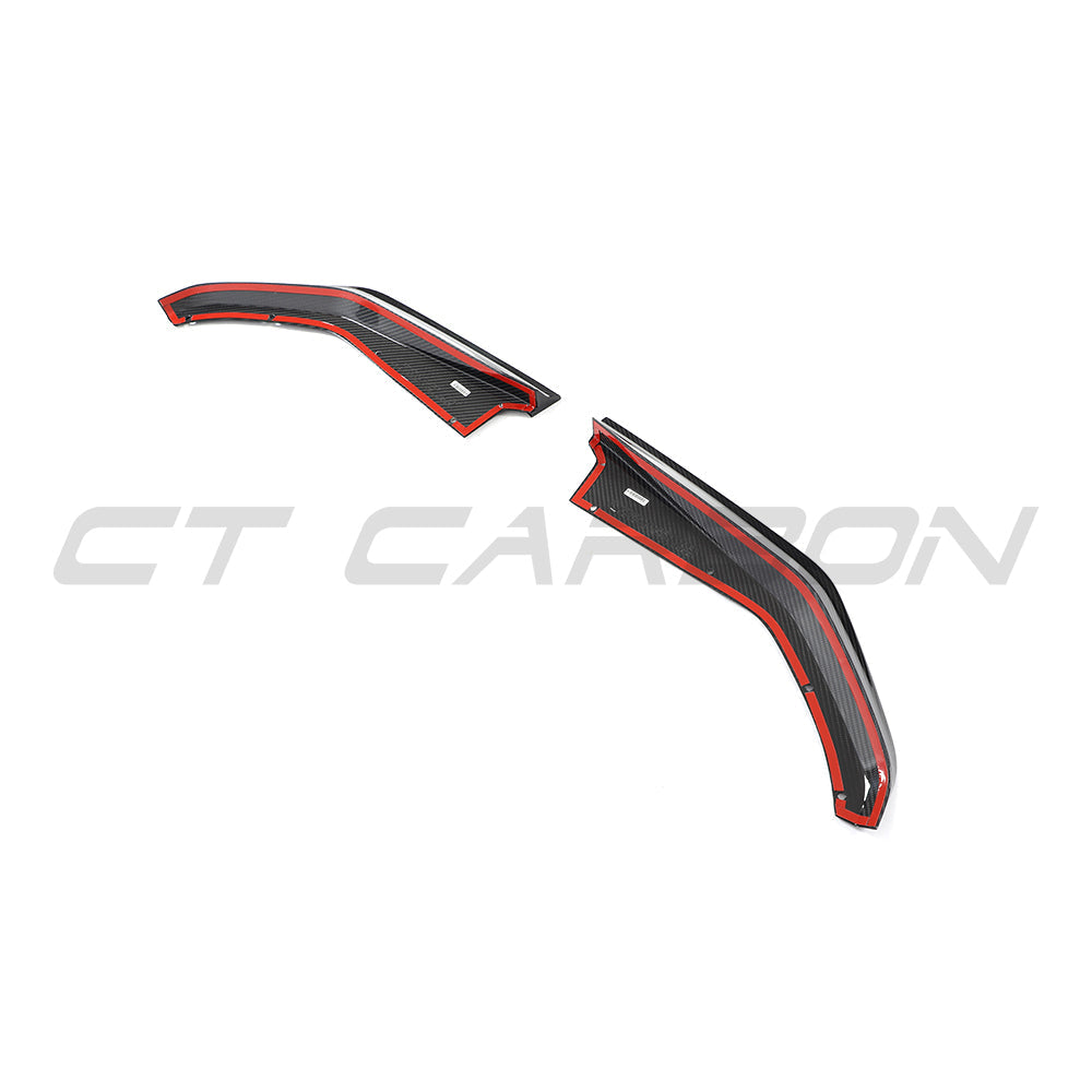 BMW M3 G80/G81 CARBON FIBRE REAR CORNER EXTENSIONS - CT DESIGN
