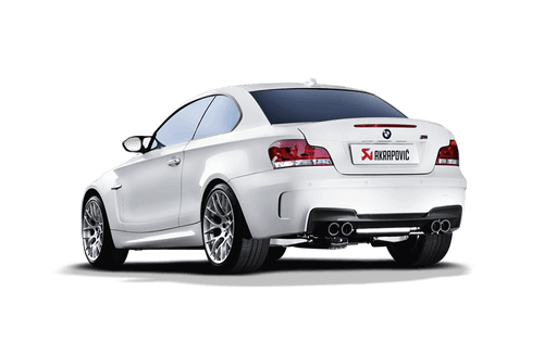 Akrapovic Evolution Line Titanium Cat-Back Exhaust for BMW 1M E82 2011-2012 - 1 Series M Coupe N54 Performance Rear System, Catback Sports Exhaust, Resonated Titanium Muffler Back Box, Valved Option