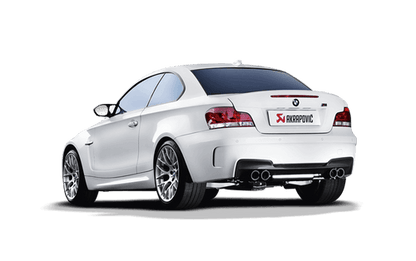 Akrapovic Evolution Line Titanium Cat-Back Exhaust for BMW 1M E82 2011-2012 - 1 Series M Coupe N54 Performance Rear System, Catback Sports Exhaust, Resonated Titanium Muffler Back Box, Valved Option