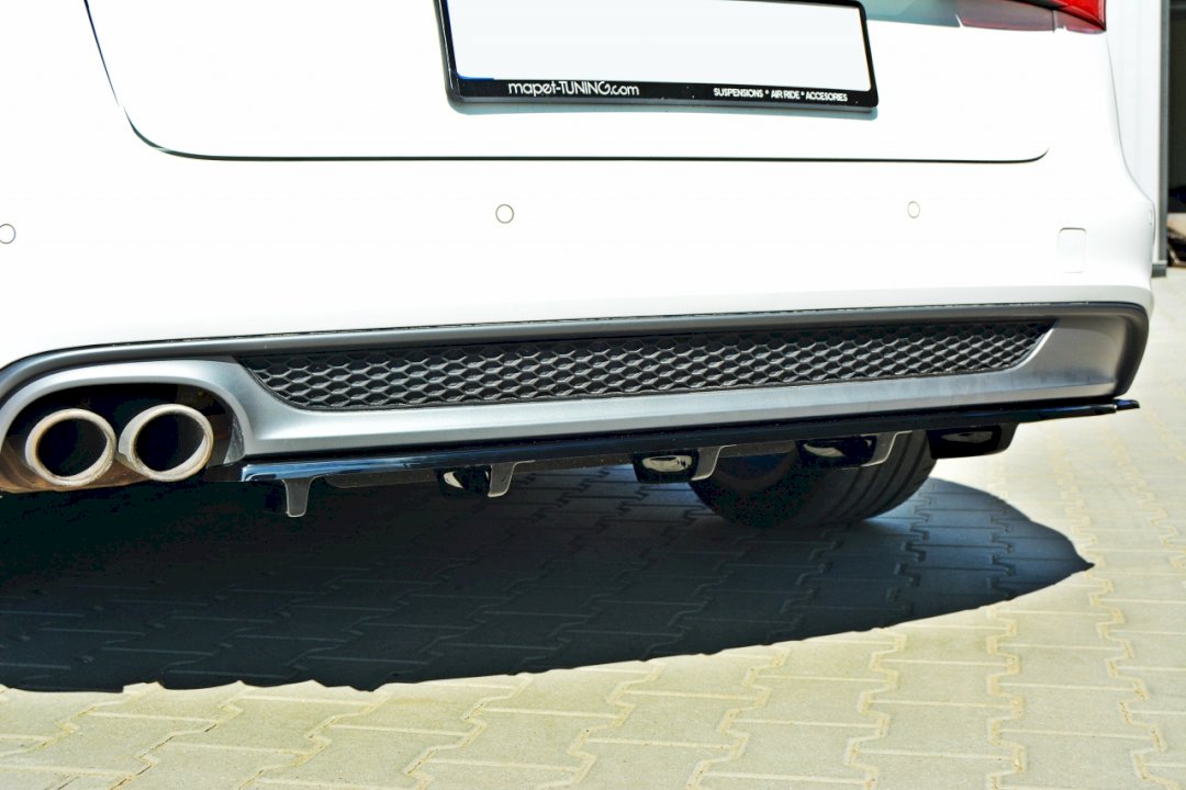 Maxton Design - CENTRAL REAR SPLITTER AUDI A6 C7 S-LINE AVANT (2011-2014)