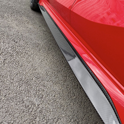 Audi RS3 8Y Carbon Fibre Side Skirts V2 Replacement