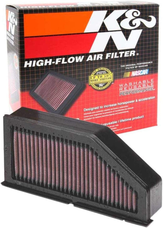 K&N BM-1299 BMW K1200LT Air Filter Element 1998-2008 – High-Flow Reusable Washable Drop-In Intake, OEM Stock Airbox Fit – Motorcycle/Motorbike Performance OE Replacement (BM1299, BM 1299, K 1200 LT)